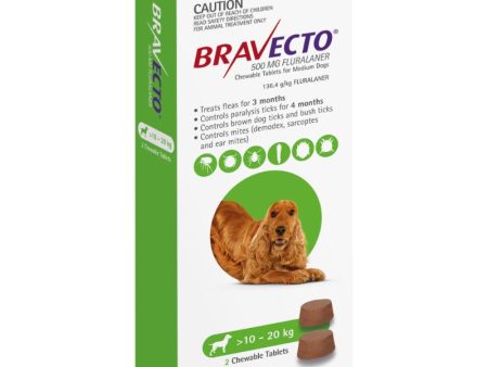 6 Month Bravecto Chew for Medium Dogs Green FREE GIFT WITH PURCHASE!* For Cheap