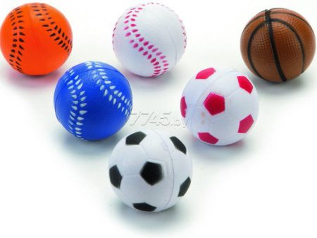 Beeztees - Sponge Sport Ball - Assorted - 4cm - 1pc Online