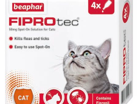 Beaphar - Fiprotec Spot-On Cat - 4 Pipettes Online Hot Sale