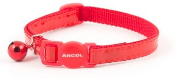 Ancol - Reflective Gloss Cat Collar - Red Discount