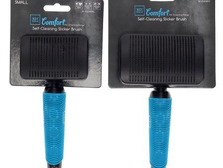 Zeez Comfort Self-Cleaning Slicker Brush Sale