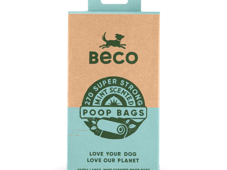 Beco - Poop Bags Mint Scented - 270 Bags (18 rolls) For Cheap