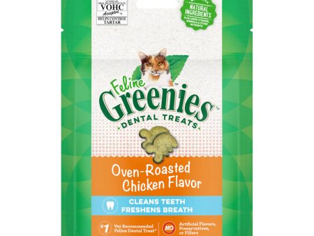 Greenies Dental Cat Treat Roasted Chicken 60g Online Sale