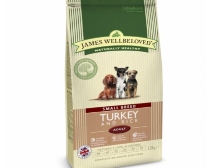 James Wellbeloved Small Breed Turkey & Rice 1.5KG Fashion