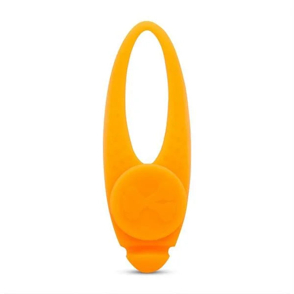 Animal Instincts - Flashing Safety Clip Silicone Blinker - Orange Online Sale