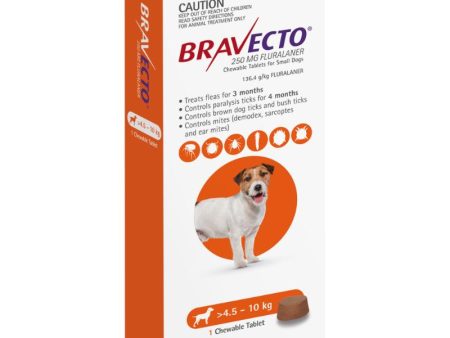 3 Month Bravecto Chew for Small Dogs Orange FREE GIFT WITH PURCHASE!* For Sale