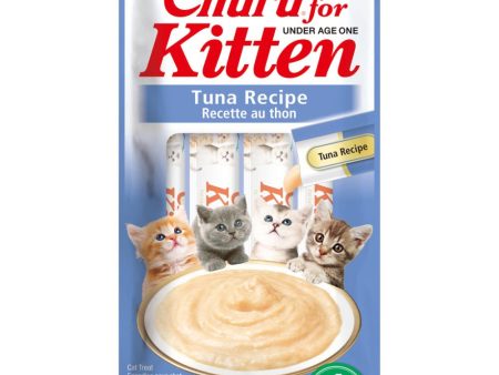 Inaba Kitten Churu Puree Tuna 4pk Cheap