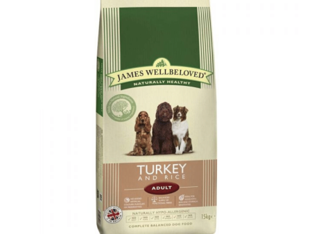 James Wellbeloved - Adult Turkey & Rice 15KG Hot on Sale