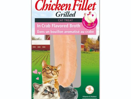 Inaba Cat Grilled Chicken Fillet Extra Tender in Crab Broth 25g Sale