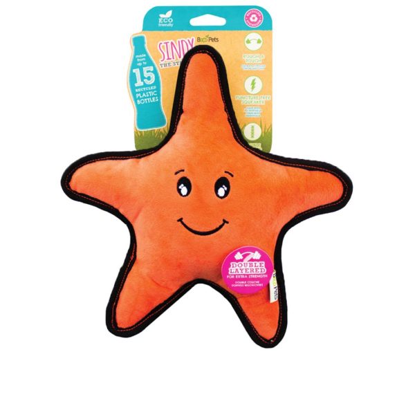 Beco Sindy The Starfish Eco Friendly Rough And Tough Plush Dog Toy Cheap