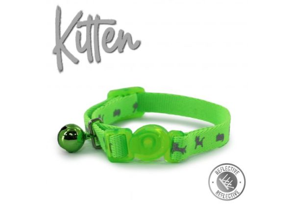 Ancol - Safety Kitten Collar - Hi-Vis Pink on Sale