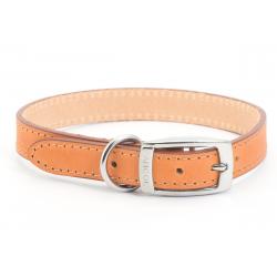 Ancol - Classic Leather Collar - Tan - 22  Online now