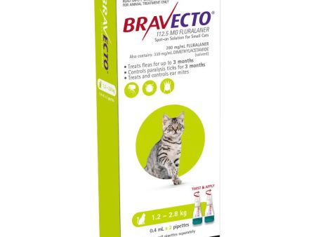 6 Month Bravecto Spot On for Small Cats FREE GIFT WITH PURCHASE!* Online Sale