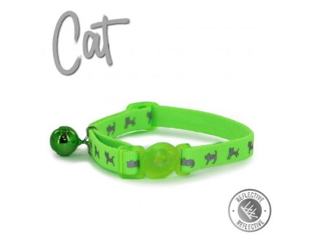 Ancol - Reflective Cat Collar - Hi Vis Green Online