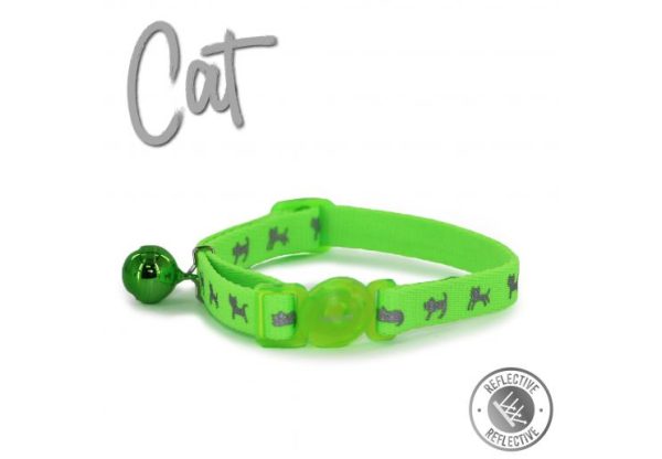 Ancol - Reflective Cat Collar - Hi Vis Green Online