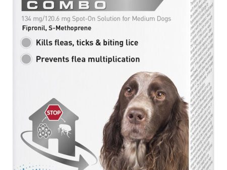 Beaphar - FIPROtec Spot On COMBO - Medium (10-20kg) Dog - 3 Pip Online