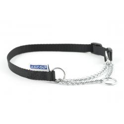 Ancol - Nylon Check Chain Collar - Black - Size 1-2 (14 ) Sale