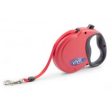 Ancol - Viva Retractable 5m Lead - Red - Medium For Cheap