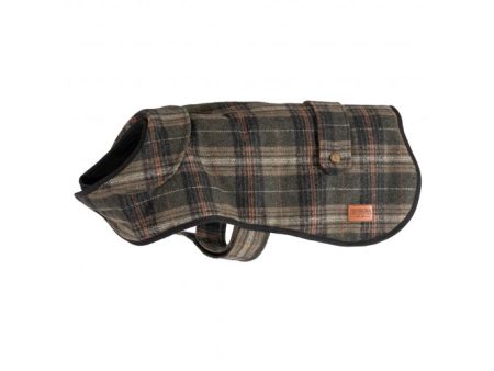 Ancol - Heritage Check Coat - Green - 60cm Online