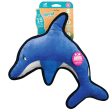 Beco David The Dolphin Eco Friendly Rough And Tough Plush Dog Toy Fashion