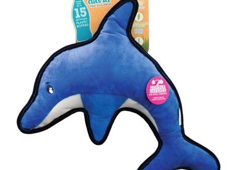 Beco David The Dolphin Eco Friendly Rough And Tough Plush Dog Toy Fashion