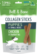 Bell & Bone Collagen Dental Stick for Puppies - Chicken & Blueberry Hot on Sale