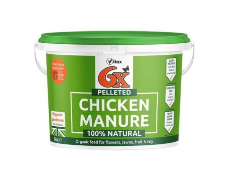 6X Pelleted Chicken Fertiliser 8KG Online Hot Sale