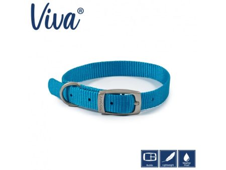 Ancol - Viva Nylon Buckle Collar - Blue - Size 1 (20-26cm) Cheap