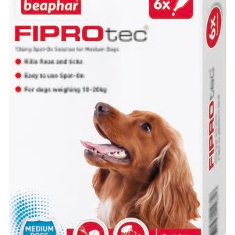 Beaphar - Fiprotec Spot On Medium Dog - 6 Pipettes Online Hot Sale