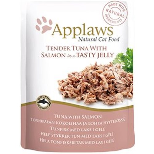 Applaws - Cat Pouch Tuna Wholemeat With Salmon In Jelly - 70g For Discount