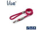 Ancol - Viva Nylon Reflective Rope Snap Lead - Pink - 120cm x 12mm (Max50kg) Hot on Sale