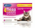 Johnsons - 4Fleas tablets for Cats & Kitten - 6 Tablet Pack Supply