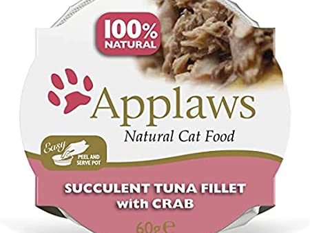 Applaws - Cat Pot Succulent Tuna With Crab - 60g For Discount