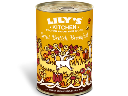 Lily s Kitchen Great British Breakfast Tin - 400gm Online Sale