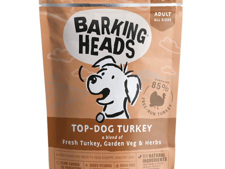 Barking Heads - Top Dog Turkey - Wet Dog Food - 300g Online Sale