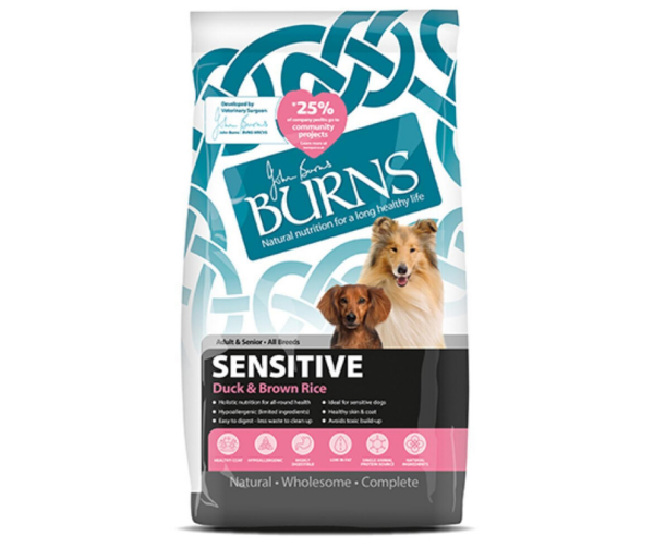 Burns Adult & Senior Sensitive Duck & Brown Rice 2KG Cheap