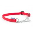 Ancol - Nylon Check Chain Collar - Red - Size 2-4 (18 ) on Sale