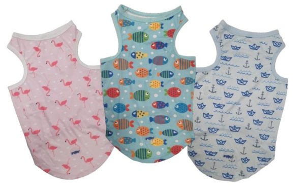 Animate - Pet Cooling Vest - Fish - Large - 45cm (Chest: 61cm, Neck: 39cm) Online