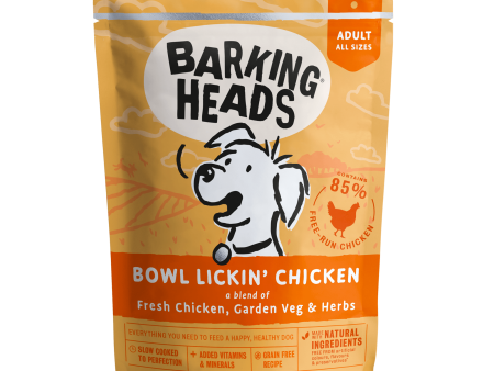 Barking Heads - Bowl Lickin Chicken - 300g Pouch Sale