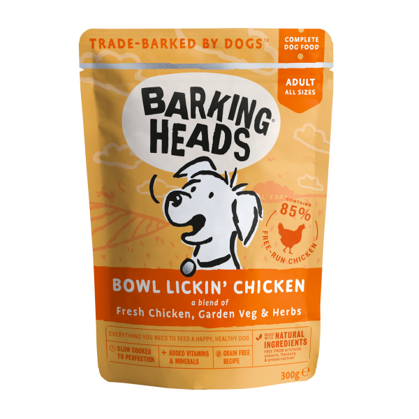 Barking Heads - Bowl Lickin Chicken - 300g Pouch Sale