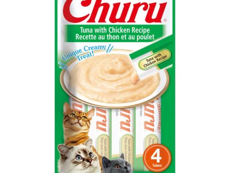 Inaba Cat Churu Puree Tuna with Chicken 56g 4pk Online