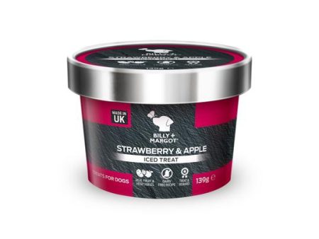 Billy & Margot - Strawberry & Apple Nutritious Ice cream - 160ml For Sale