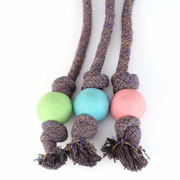 Beco Things - Natural Ball on a Rope - Small - Green Discount